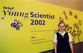 Image 4 of 11. Anika as a young scientist